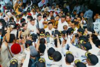 Laporan Survei Nasional (LSN) Menteri Pertahanan Prabowo Subianto meraup sebesar 40,5% responden. (Dok. Tim Media Prabowo) 