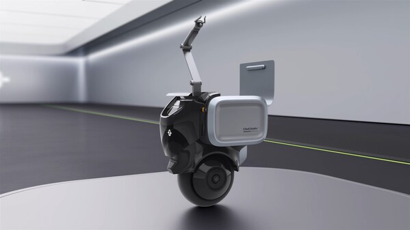 The Mobility One, a versatile Multipurpose Wheeled Robot, OMOWAY's second product built on the OMO-ROBOT Universal Architecture.